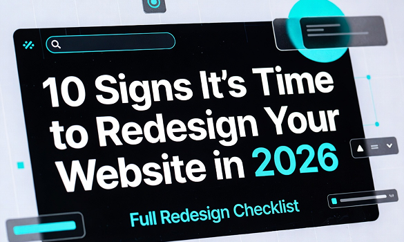 Website redesign checklist 2026